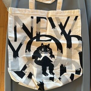 Never Opened 2019 Limited Edition New Yorker Tote Edward Steed Monster Print